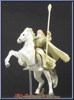 Gandalf the White (Cream) on Shadowfax from Armies of Middle Earth - Warriors and Battle Beasts - Wave 6 manufactured by Play Along [Loose]