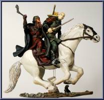 Legolas and Gimli on Horseback Action Figure