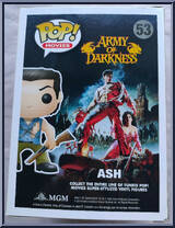Ash (Army of Darkness) from Army of Darkness - Pop! Vinyl Figures manufactured by Funko [Back]