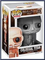 Colossal Titan (Deluxe) (Black & White) from Attack on Titan - Pop! Vinyl Figures manufactured by Funko [Front]