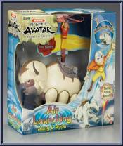 Air Launching Aang and Appa from Avatar the Last Airbender - Air Series manufactured by Mattel [Front]