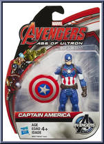 Captain America from Avengers - Age of Ultron - 4" Avenger All Stars manufactured by Hasbro [Front]