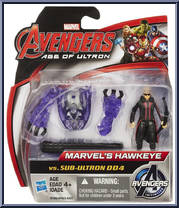 Hawkeye Vs Sub-Ultron 004 from Avengers - Age of Ultron - 2.5" Sub-Ultron Packs manufactured by Hasbro [Front]