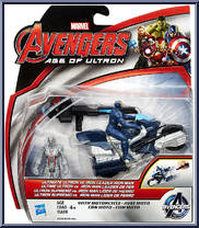 Ultimate Ultron Vs Iron Leader Iron Man from Avengers - Age of Ultron - 2.5" Vehicle Packs manufactured by Hasbro [Front]