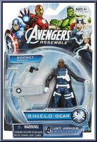 Nick Fury (Jet Armor) from Avengers Assemble - Basic Series manufactured by Hasbro [Front]