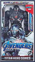War Machine from Avengers - Endgame - Titan Hero Series manufactured by Hasbro [Front]