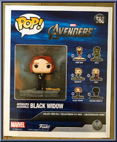 Black Widow (Deluxe) from Avengers - Avengers Assemble Pop! manufactured by Funko [Back]