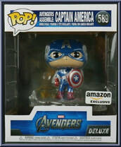 Captain America (Deluxe) from Avengers - Avengers Assemble Pop! manufactured by Funko [Front]