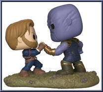 Captain America vs. Thanos (Movie Moments) from Avengers - Avengers Infinity War Pop! manufactured by Funko [Loose]
