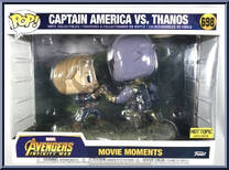 Captain America vs. Thanos (Movie Moments) from Avengers - Avengers Infinity War Pop! manufactured by Funko [Front]