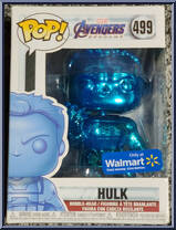 Hulk (Gauntlet) (Blue Chrome) from Avengers - Avengers Endgame Pop! manufactured by Funko [Front]