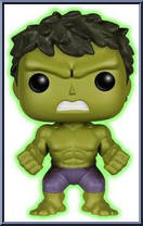 Hulk (Gamma Glow in the Dark) from Avengers - Avengers Age of Ultron Pop! manufactured by Funko [Loose]
