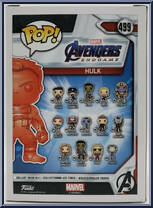 Hulk (Gauntlet) (Red Chrome) from Avengers - Avengers Endgame Pop! manufactured by Funko [Back]