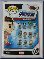 Iron Man from Avengers - Avengers Endgame Pop! manufactured by Funko [Back]