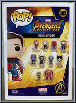Iron Spider (Unmasked) from Avengers - Avengers Infinity War Pop! manufactured by Funko [Back]