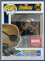 Nick Fury (Snapped) from Avengers - Avengers Infinity War Pop! manufactured by Funko [Front]
