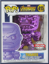 Thanos (Purple Chrome) from Avengers - Avengers Infinity War Pop! manufactured by Funko [Front]