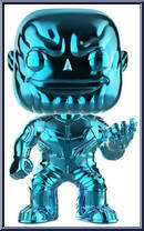 Thanos (Gauntlet) (Blue Chrome) Action Figure