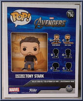 Tony Stark (Victory Shawarma) (Deluxe) from Avengers - Avengers Pop! manufactured by Funko [Back]