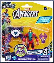 Anti-Venom Iron Man (Battle Gear Jetpack) from Avengers - Epic World of Action manufactured by Hasbro [Front]
