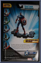 Captain America from Avengers - Movie Series - Wal-Mart manufactured by Hasbro [Back]