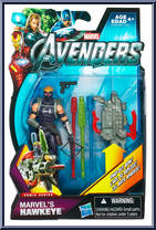 Marvel's Hawkeye (Snap-Out Bow) from Avengers - Comic Series manufactured by Hasbro [Front]
