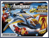 Avengers Quinjet (with Iron Man) from Avengers - Vehicles manufactured by Hasbro [Front]