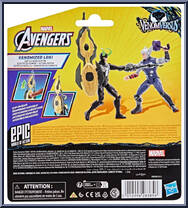 Venomized Loki (Battle Gear Scepter) from Avengers - Epic World of Action manufactured by Hasbro [Back]