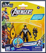 Venomized Loki (Battle Gear Scepter) from Avengers - Epic World of Action manufactured by Hasbro [Front]