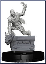 Moon Knight (Gray) from Avengers - HeroClix - Avengers / Defenders War manufactured by WizKids [Loose]