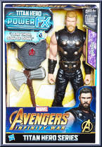 Thor (Power FX) from Avengers - Infinity War - Titan Hero Series manufactured by Hasbro [Front]