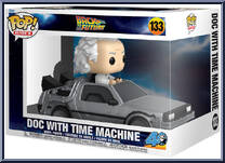 Doc with Time Machine from Back to the Future - Pop! Rides manufactured by Funko [Front]