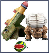 Major Legger Mutton from Barnyard Commandos - Basic Series manufactured by Premium DNA [Loose]