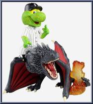 Chicago White Sox Southpaw (Game Of Thrones Mascot On Fire Dragon) Action Figure