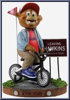 Clark (Chicago Cubs) (Stranger Things Mascot On Bike) Action Figure