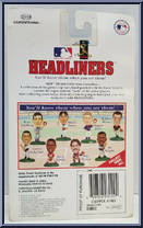 Chipper Jones from Baseball Headliners - 1996 Season manufactured by Corinthian [Back]