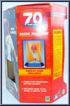 Mark McGwire (Commermorative) from Baseball Headliners - 1998 Season - XL manufactured by Corinthian [Back]