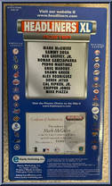 Mark McGwire from Baseball Headliners - 2000 Season - XL manufactured by Corinthian [Back]