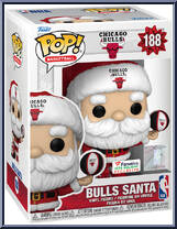 Bulls Santa from Basketball - Holiday Pop! manufactured by Funko [Front]