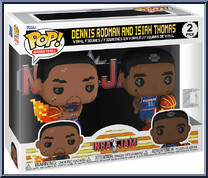Dennis Rodman and Isiah Thomas from Basketball - NBA Jam Pop! manufactured by Funko [Front]