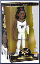 Ja Morant (Grizzlies) (White Jersey) from Basketball - Vinyl Gold - 12" Scale manufactured by Funko [Front]