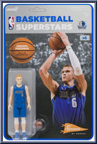 Kristaps Porzingis (Mavericks) from Basketball Superstars - Basic Series manufactured by Super7 [Front]
