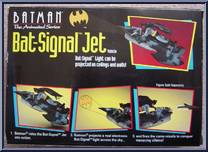 Bat-Signal Jet from Batman - Animated Series - Vehicles manufactured by Kenner [Back]