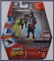 Batman (Spine Shocker) from Batman Brave & The Bold - Total Armor manufactured by Mattel [Back]