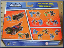 Batman vs. Gentleman Ghost from Batman Brave & The Bold - Action League manufactured by Mattel [Back]