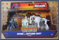 Batman vs. Gentleman Ghost from Batman Brave & The Bold - Action League manufactured by Mattel [Front]