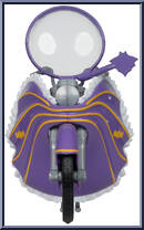 Batgirl Cycle from Batman - Classic TV Series - Batman 66 Comic manufactured by McFarlane [Loose]