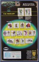 Riddler (Trapping Brain-Drain Helmet) from Batman Forever - Series 1 manufactured by Kenner [Back]