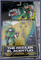 Riddler (Trapping Brain-Drain Helmet) from Batman Forever - Series 1 manufactured by Kenner [Front]