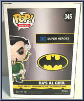 Ra's Al Ghul from Batman - Batman Pop! manufactured by Funko [Back]
